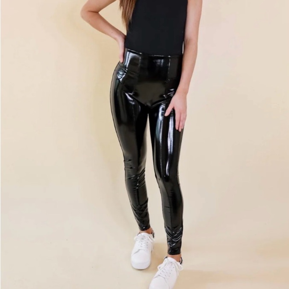 Spanx Patent Leather Leggings